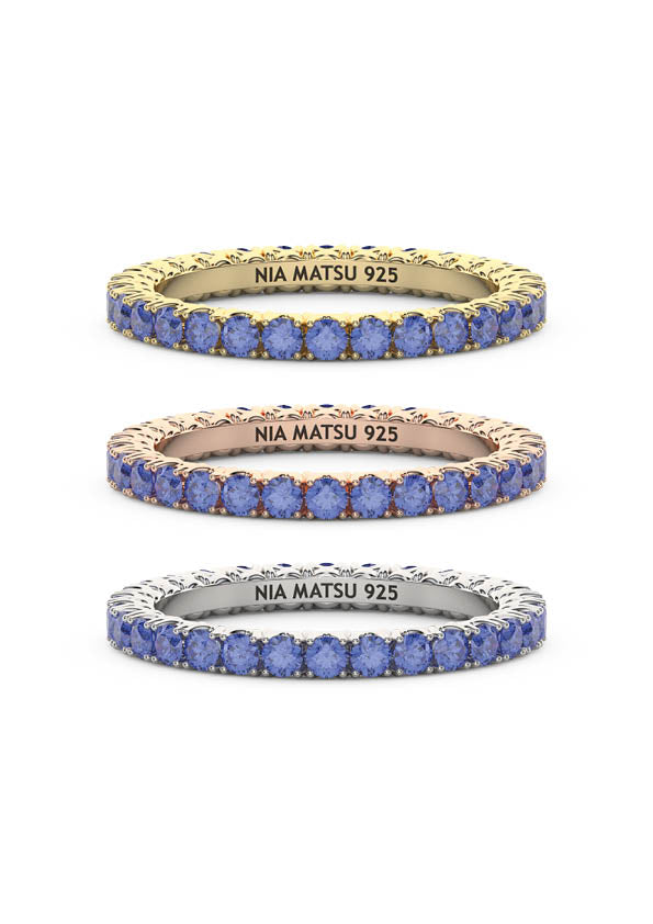 Sapphire Eternity Ring π