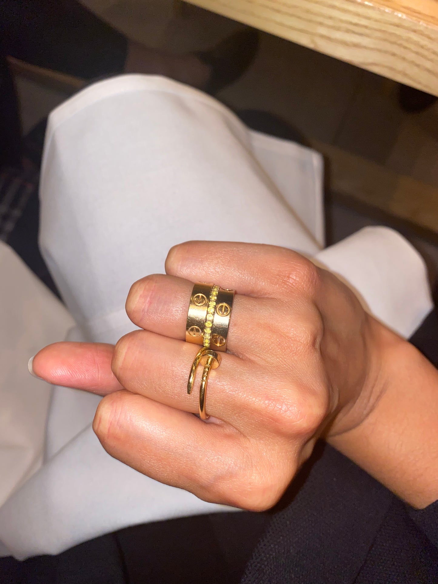 Yellow Sapphire Eternity Ring π