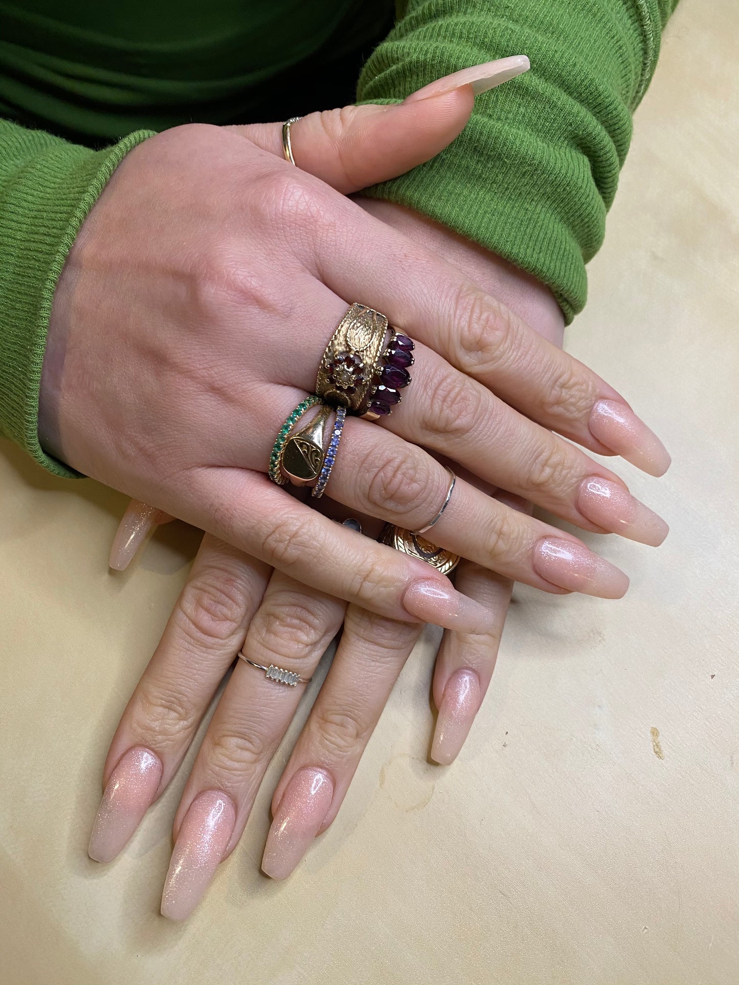 Emerald Eternity Ring π