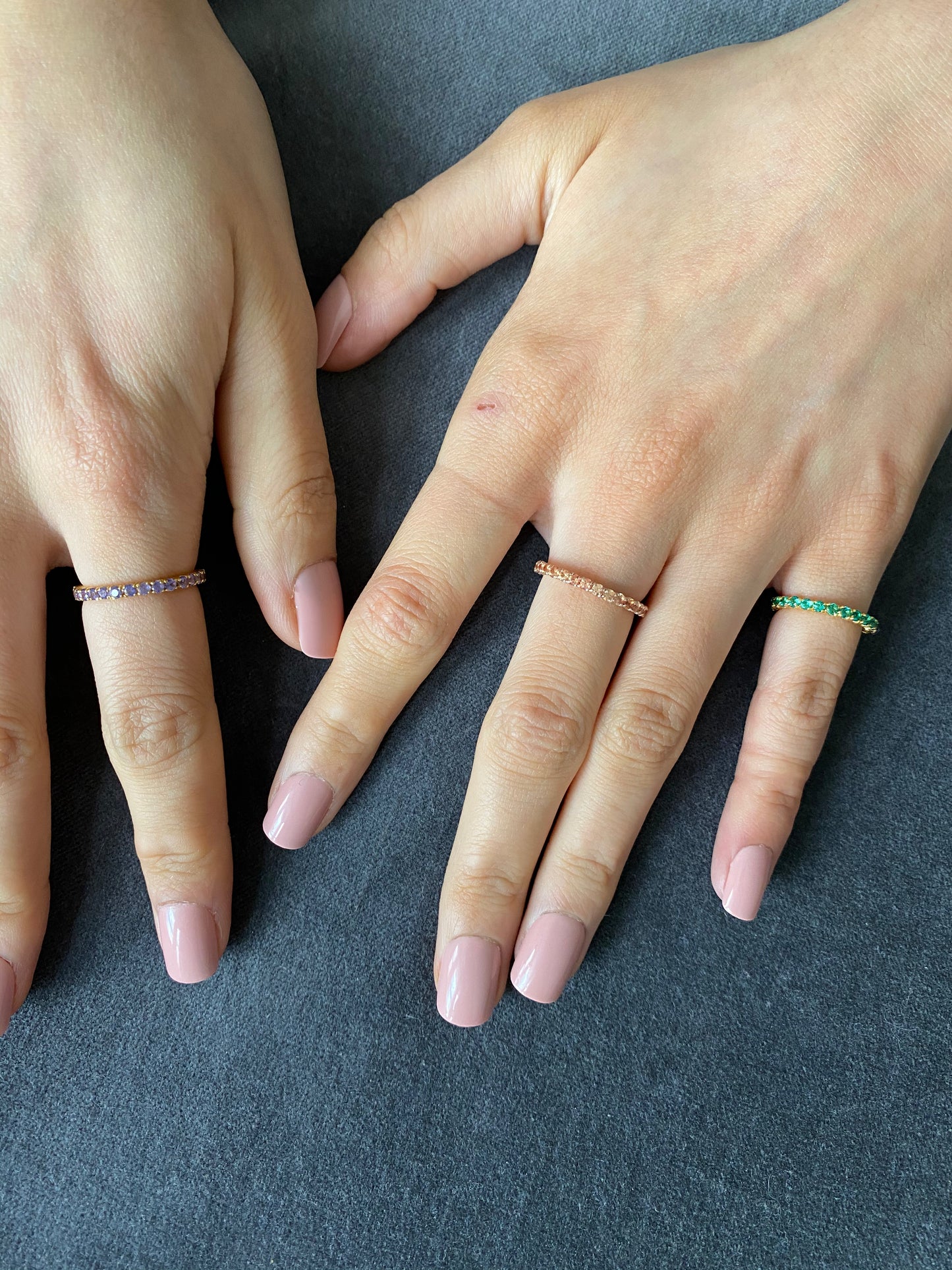 Emerald Eternity Ring π