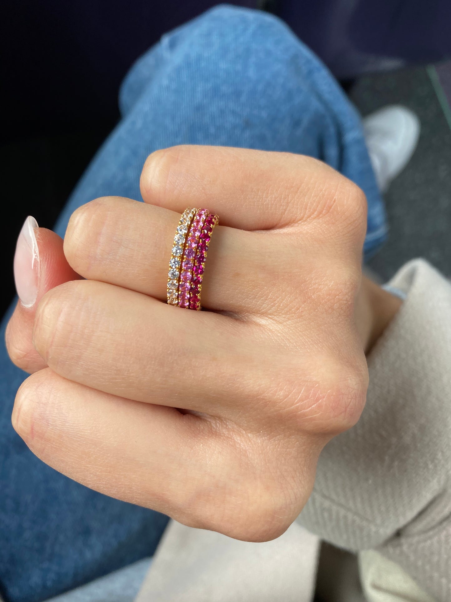 Ruby Eternity Ring π