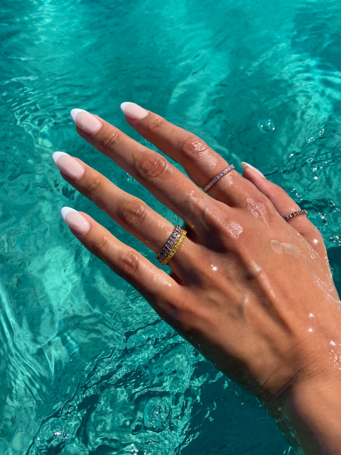 Sapphire Eternity Ring π